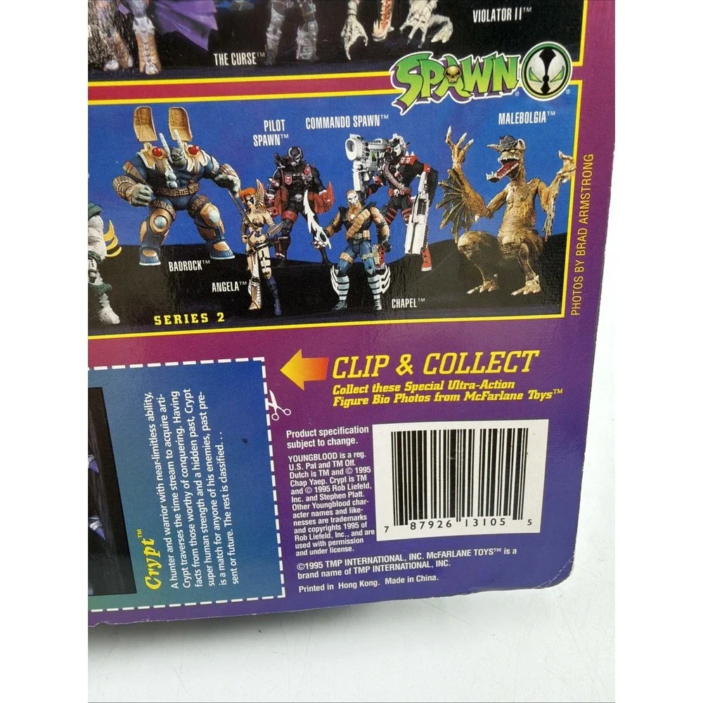 McFarlane Toys Rob Liefeld's Youngblood Crypt 1995 Series 1 NEW